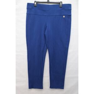 Anne Klein Legging Pants Women's XL Blue Skinny Office Business Work Slacks